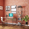 Стеллаж "Loft CH-2", 400х350х1820 мм, черный, белый крафт - 4