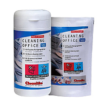 Салфетки чистящие для техники "Cleanlike" в тубе, 100 шт, спиртовые