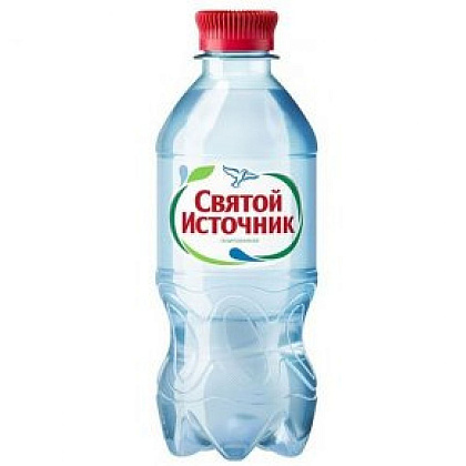 Вода питьевая "Святой Источник", газированная, 0.33 л