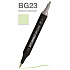 Маркер перманентный двусторонний "Sketchmarker Brush", BG23 бледно-оливковый