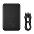 Внешний аккумулятор Baseus "Magnetic Wireless Charging Power bank", 6000 mAh, черный