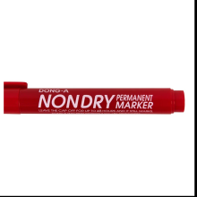 Маркер перманентный "Non-Dry", красный