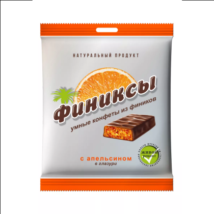 Конфеты "Финиксы", 90 гр, апельсин в глазури