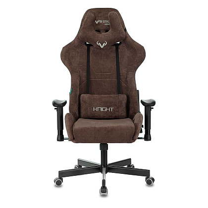 Кресло игровое Бюрократ VIKING KNIGHT Light-10, ткань, металл, темно-коричневый  - 2