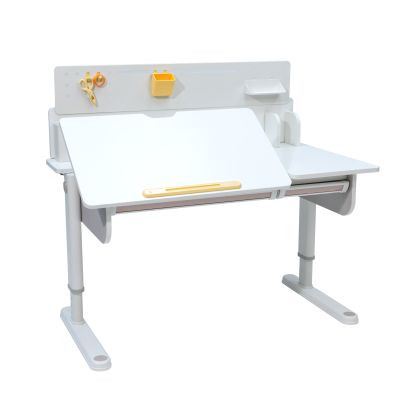 Комплект Ergosmart ученический Caravel: стол регулируемый Caravel, полка с подставкой для книг Wooden space - 15
