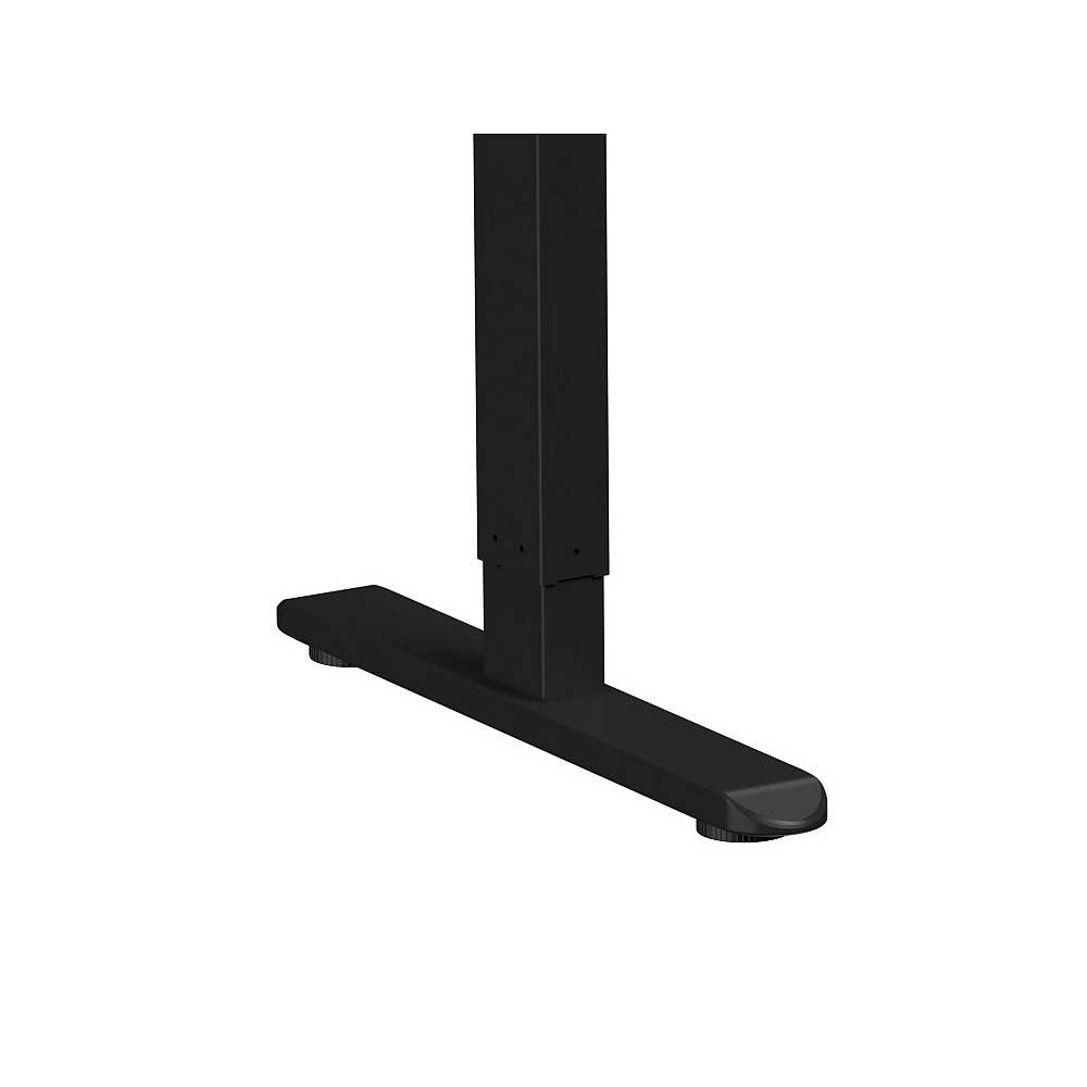 Стол с электроприводом WellDesk Basic 1300x675х18 черный/дуб санта-фе винтаж (9191456+9178196) - 5