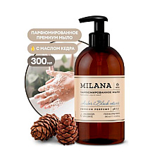 Мыло жидкое "Milana Amber&Black Vetiver", парфюмированное, 300 мл