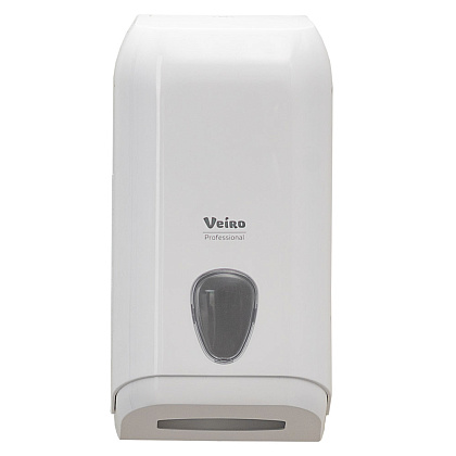 Диспенсер Veiro Professional "L-ONE" для туалетной бумаги листовой, белый - 6