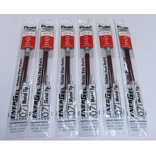 Стержень-роллер "Pentel EnerGel", 0.7 мм, 110 мм, красный
