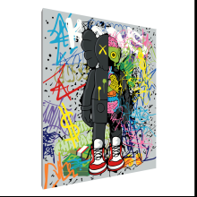 Картина по номерам "Graffiti kaws"