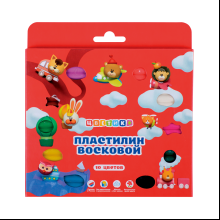 Пластилин восковой "Цветик" для детской лепки