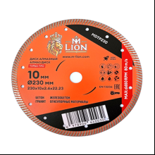 Диск алмазный по железобетону M-Lion, 230x22,23 мм, турбо
