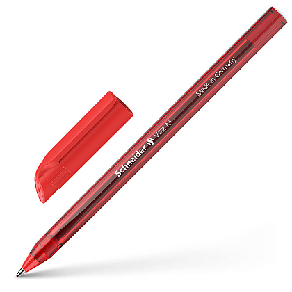 Ручка шариковая "Schneider Vizz M", красный, стерж. красный