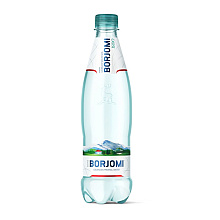 Вода минеральная "Borjomi", газированная, 0.5 л