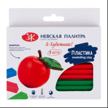 Пластика для моделирования "Я-Художник!", 8 шт.