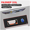 Коврик для мыши "Black Titan XL", 800х300х3 мм, ткань, черный - 12