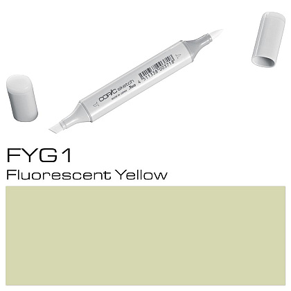 Маркер перманентный "Copic Sketch", FYG-1 флуоресцентный желтый