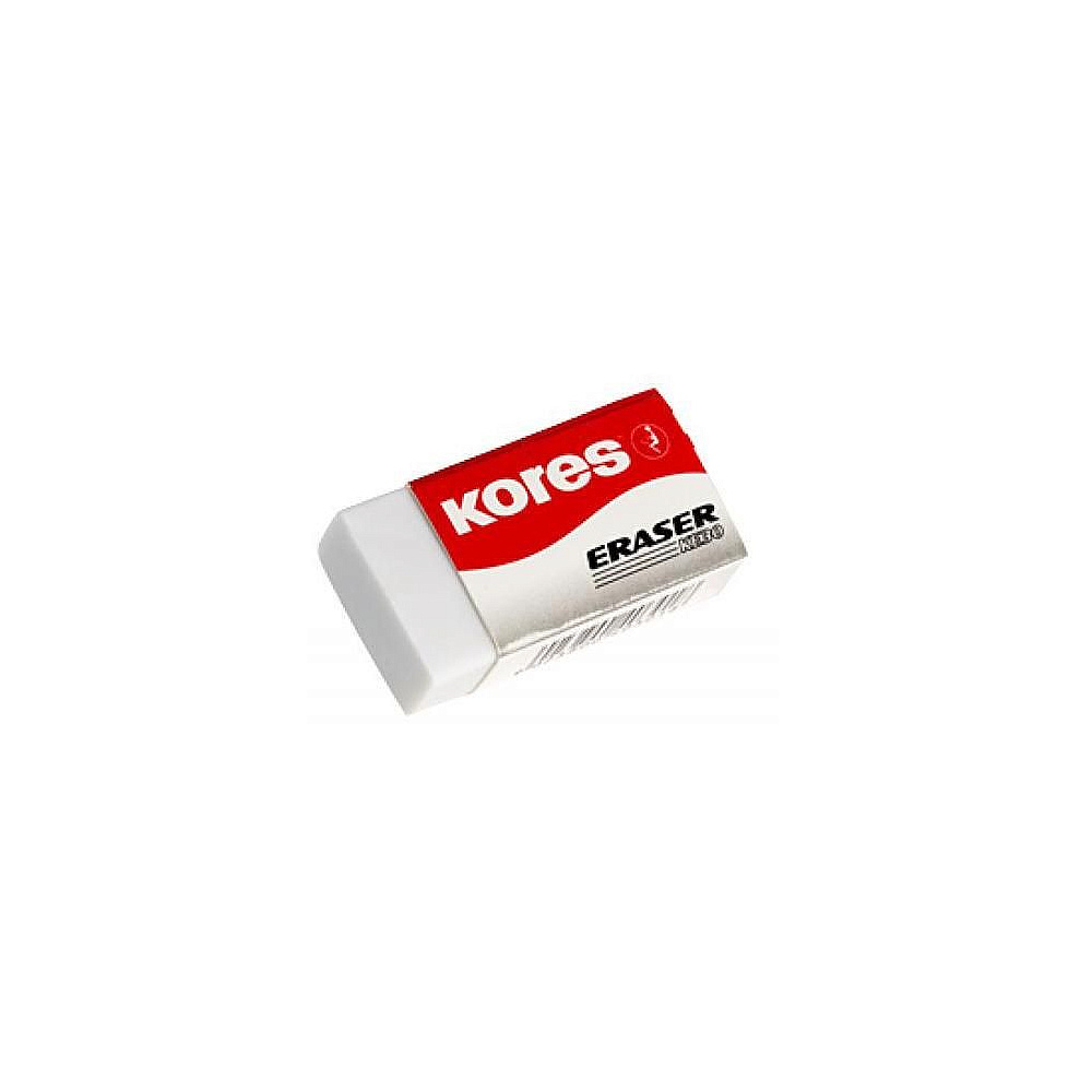 Ластик Kores "KE 31", 1 шт, белый