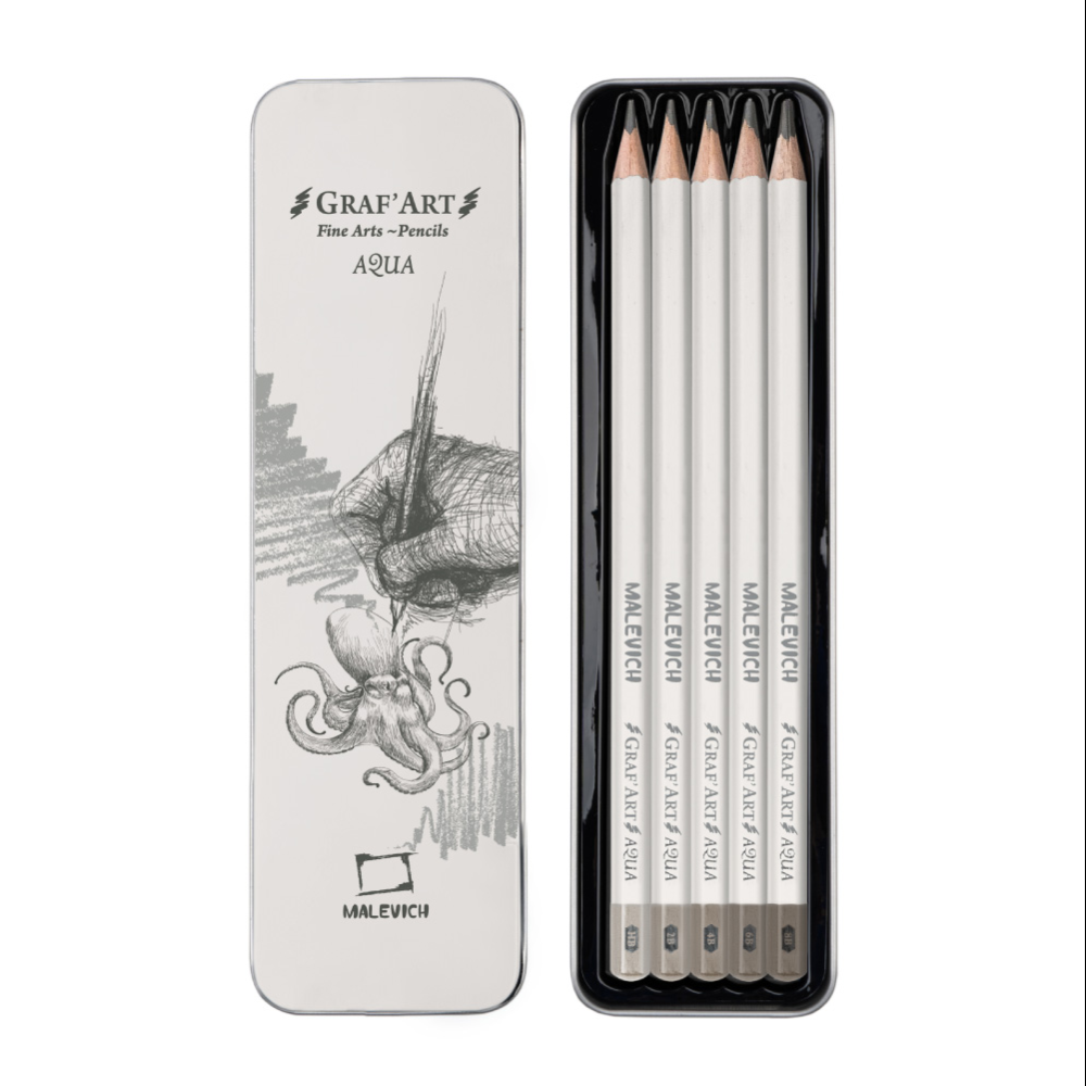 Карандаш акварельный "Малевичъ GrafArt", 5 шт.