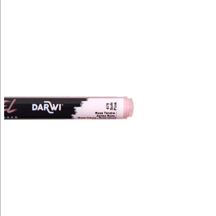 Маркер акриловый "Darwi.Marbel" 479, нежно-розовый - 3