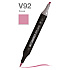 Маркер перманентный двусторонний "Sketchmarker Brush", V92 инжир