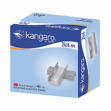 Скобы "Kangaro", 24/6, 5000 шт, металлик