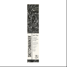 Ручка капиллярная "Sketchmarker", 3 шт, белый