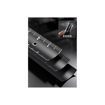 Рулетка Deli HS HT8316C, 3м х 16 мм, Soft Touch, оранжевый - 3