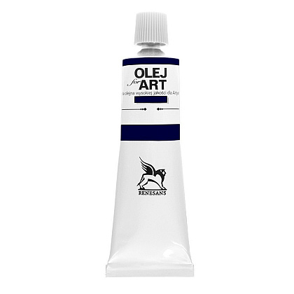 Краски масляные Renesans "Oils for art", 35 синий прусский, 60 мл, туба