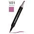 Маркер перманентный двусторонний "Sketchmarker Brush", V81 чертополох