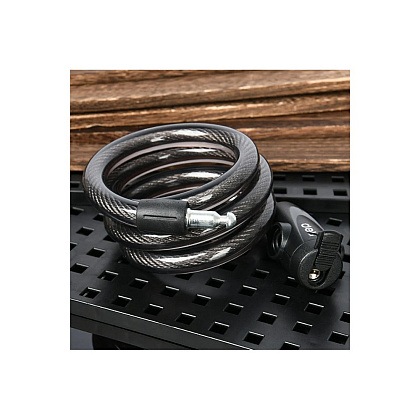 Замок тросовый велосипедный Deli YS EDL508063, 15х1200мм, ключи 2 шт - 7