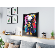 Картина по номерам "Kaws Color Pop"