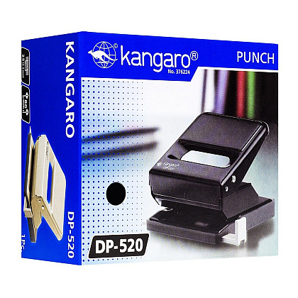 Дырокол Kangaro "DP-520", 25 листов, синий - 3