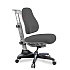 Кресло детское Comf-Pro Match Chair, ткань, серый, пластик, корпус черный, серый, с чехлом салатовым