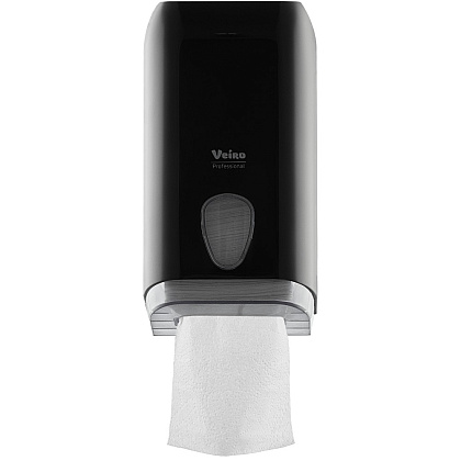 Диспенсер Veiro Professional "L-ONE" для туалетной бумаги листовой, черный - 3