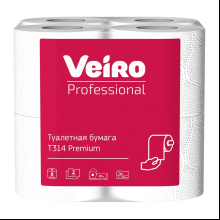 Бумага туалетная Veiro Professional Premium, 6 рулонов, 2 слоя, 20 м