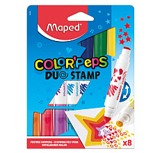 Фломастеры "Color Peps Duo Stamps"