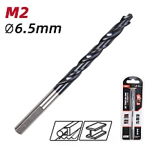 Сверло по металлу Deli RS EDH-MHZ065-E4, 6.5 мм, DIN 338, HSS-TiN