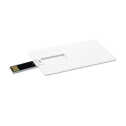 USB Flash 2.0 16 Gb VDK-009, пластик, кредитка, белый  - 2
