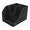 Подставка для ручек "Neo Deco", пластик, 5 делений, черный - 2