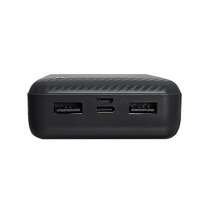 Внешний аккумулятор Power Bank "Rib 20", 20000 mAh, черный - 3