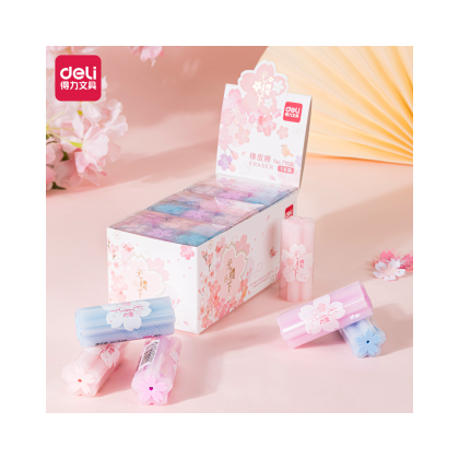 Ластик Deli "Sakura", ассорти - 3