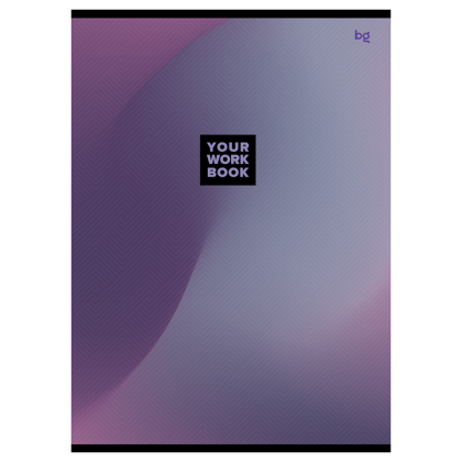 Тетрадь "Monocolor. Gradient", А4, 48 листов, клетка, скоба сбоку, ассорти - 4