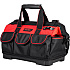Сумка для инструментов Deli RS DL430316, 380х210х280 мм, ткань Oxford, пластиковое дно, черный, красный