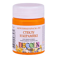 Краска акриловая по стеклу и керамике 