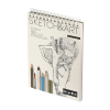 Скетчбук "Sketch&Art", 18.5х25 см, 200 г/м2, 50 листов, на спирали, для цветных карандашей - 2