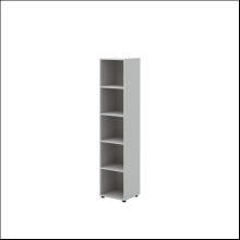 Коллекция Титан Шкаф узкий ТН451/2+ТНТ40/2, 400х400х1825, с топом