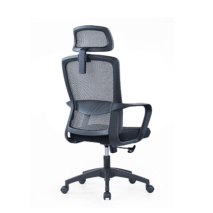 Кресло компьютерное SitZone U-060A, сетка, ткань, черный, пластик, 2 шт/упак - 6
