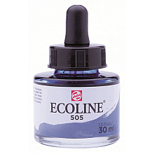 Жидкая акварель "ECOLINE", 505 ультрамарин светлый, 30 мл