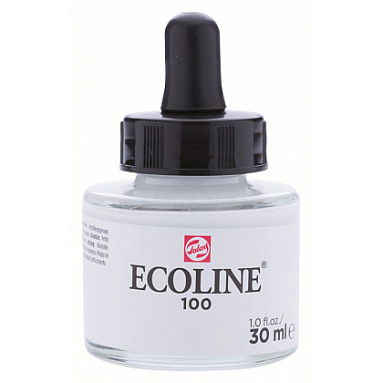 Жидкая акварель "ECOLINE", 100 белый, 30 мл